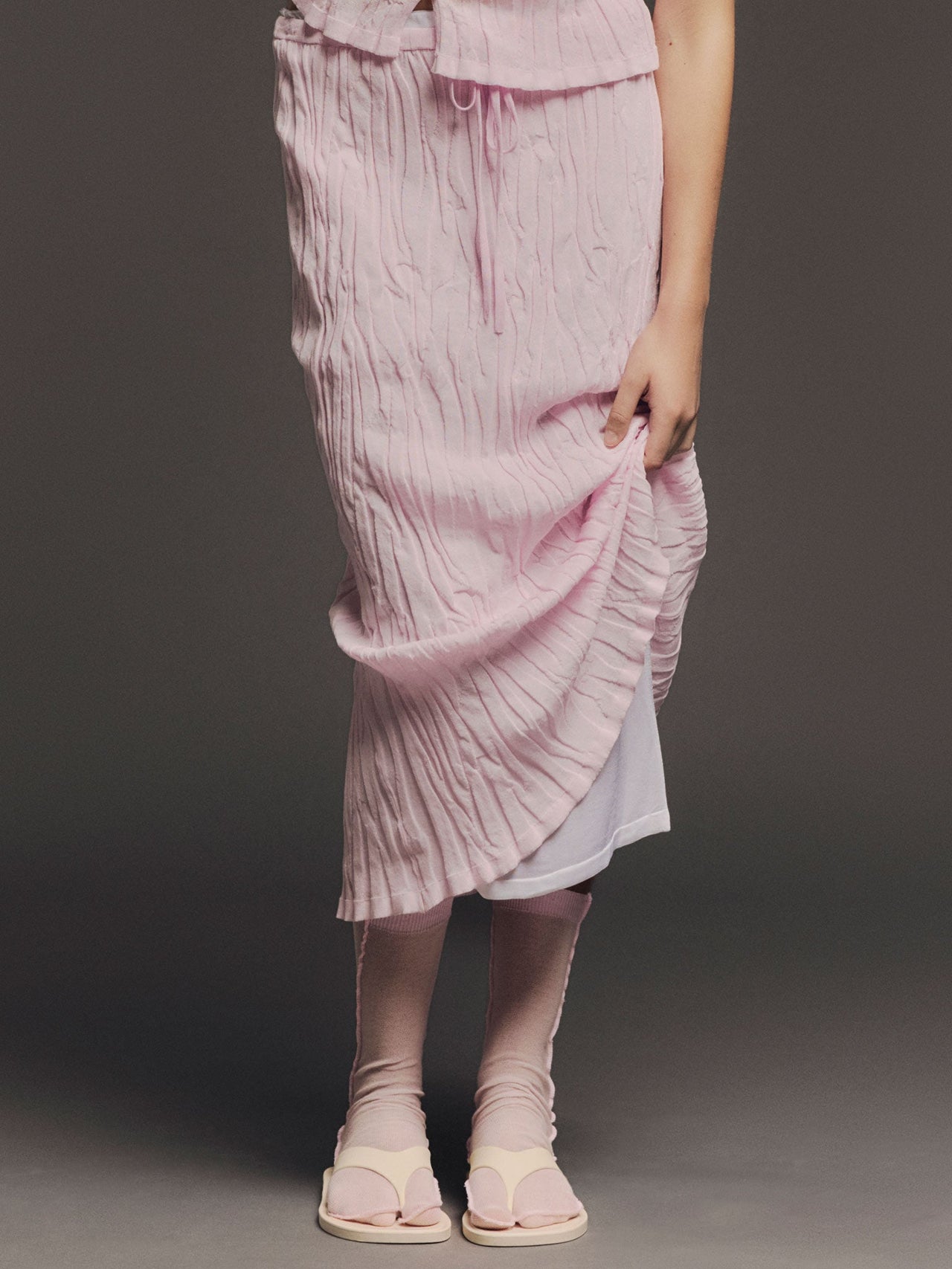 Luce Skirt Pale Pink