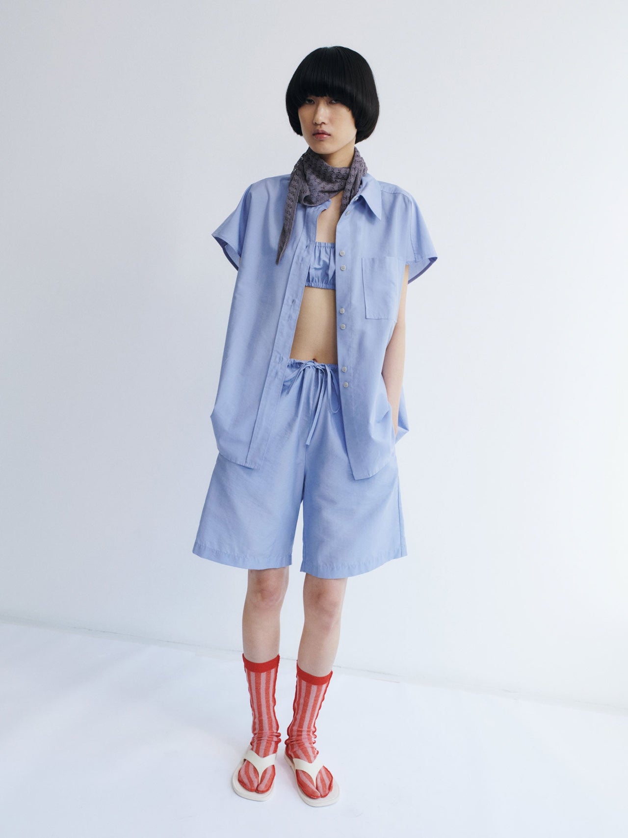 Shingu Shorts Salvia Blue