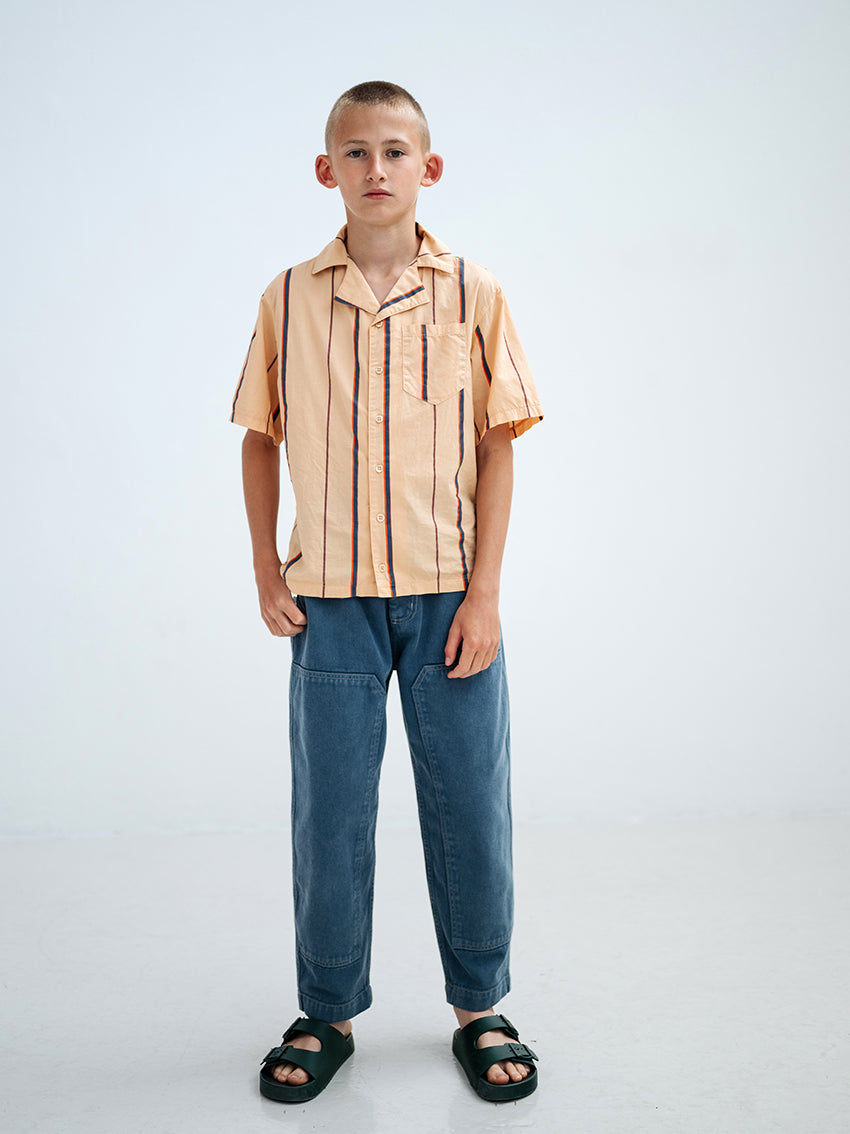Boxy Shirt Sand Stripe