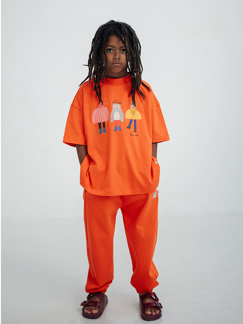 Boxy T-Shirt Flame Red