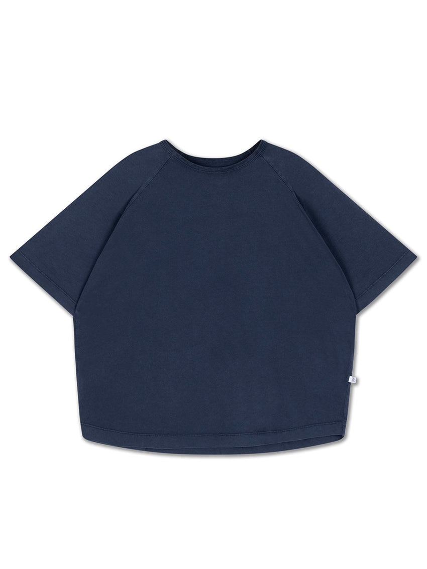Raglan Boxy T-Shirt Midnight Teal