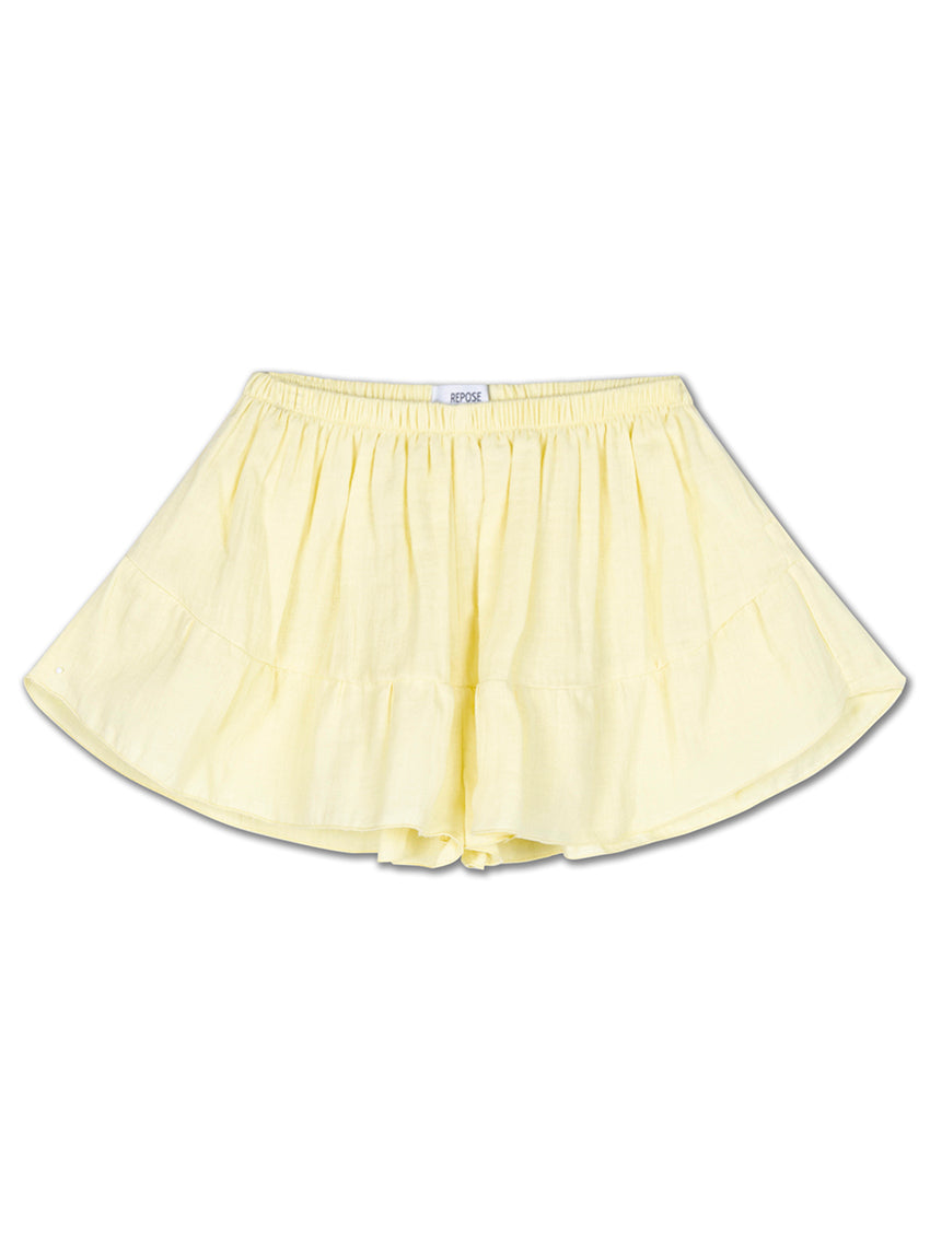 Skirt Short Soft Yellow