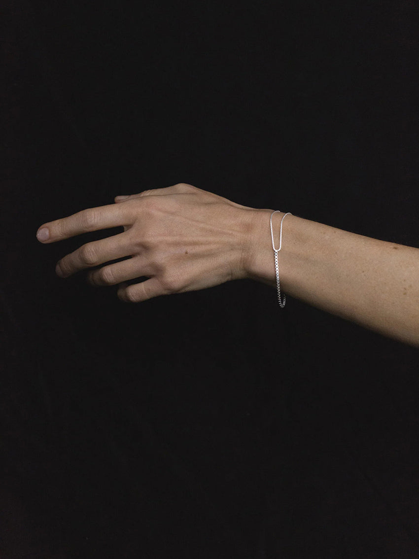 Fringe Mixed Bracelet Silver