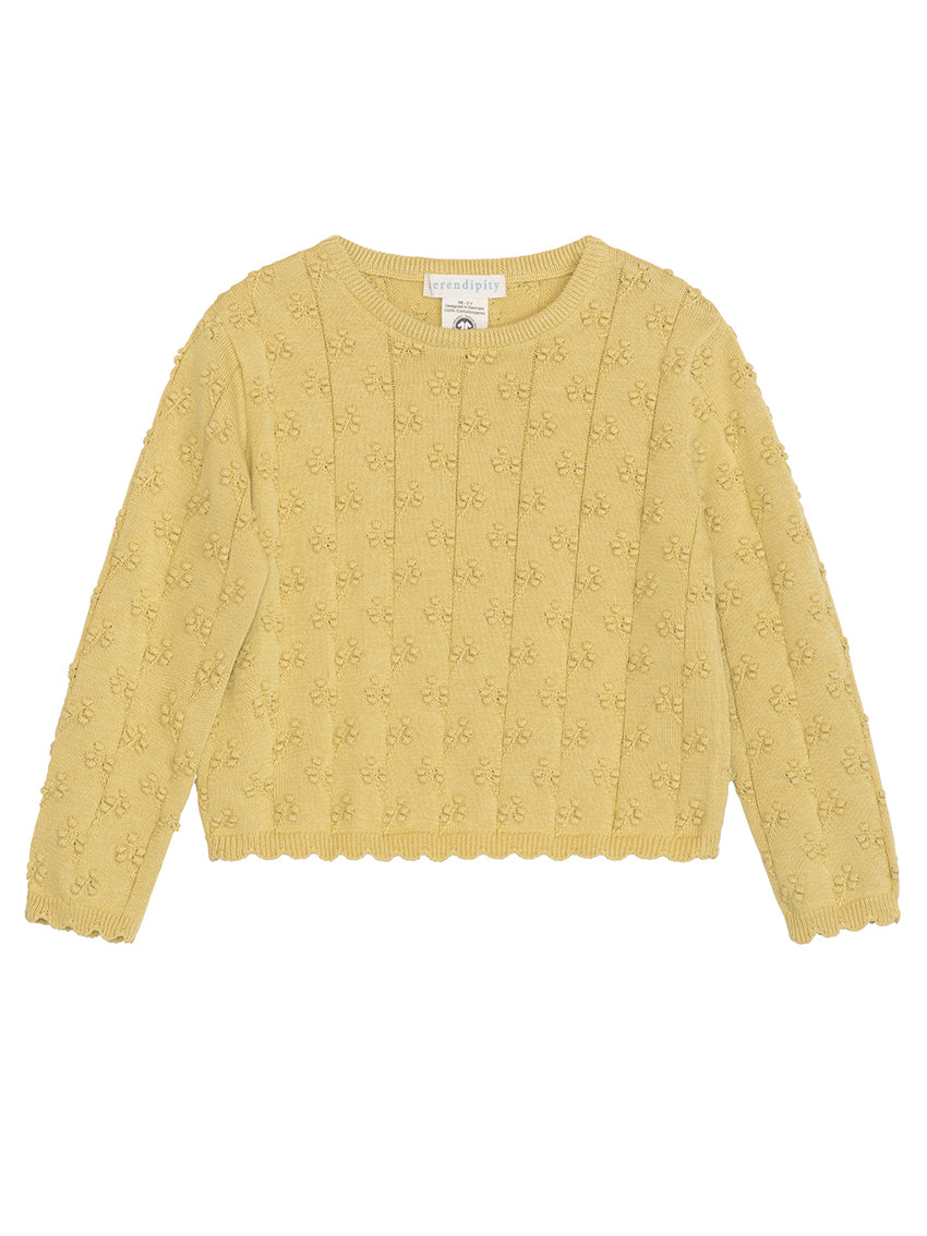 Twig Blouse Dried Lemon Knitwear