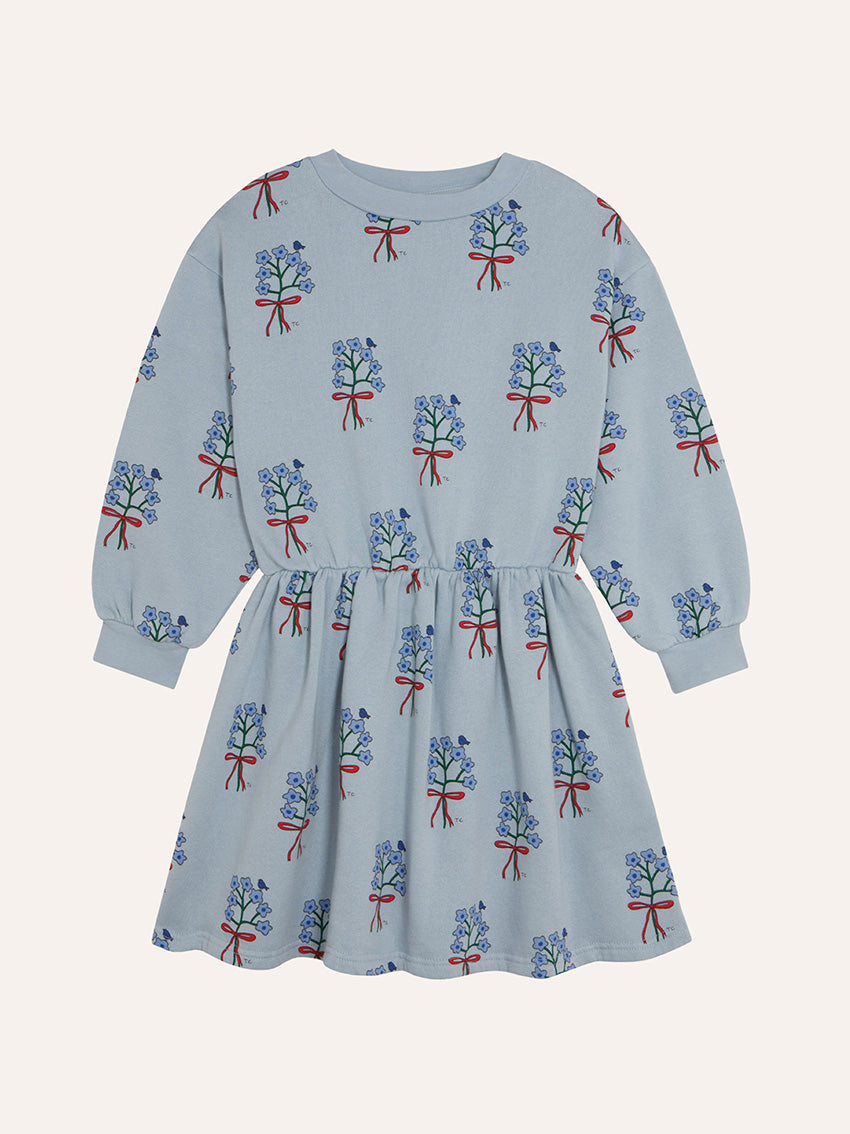 Bouquets Light Blue Dress