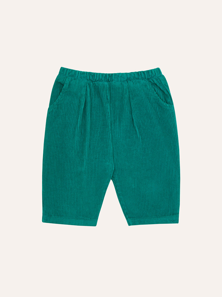 Green Corduroy Baby Trousers