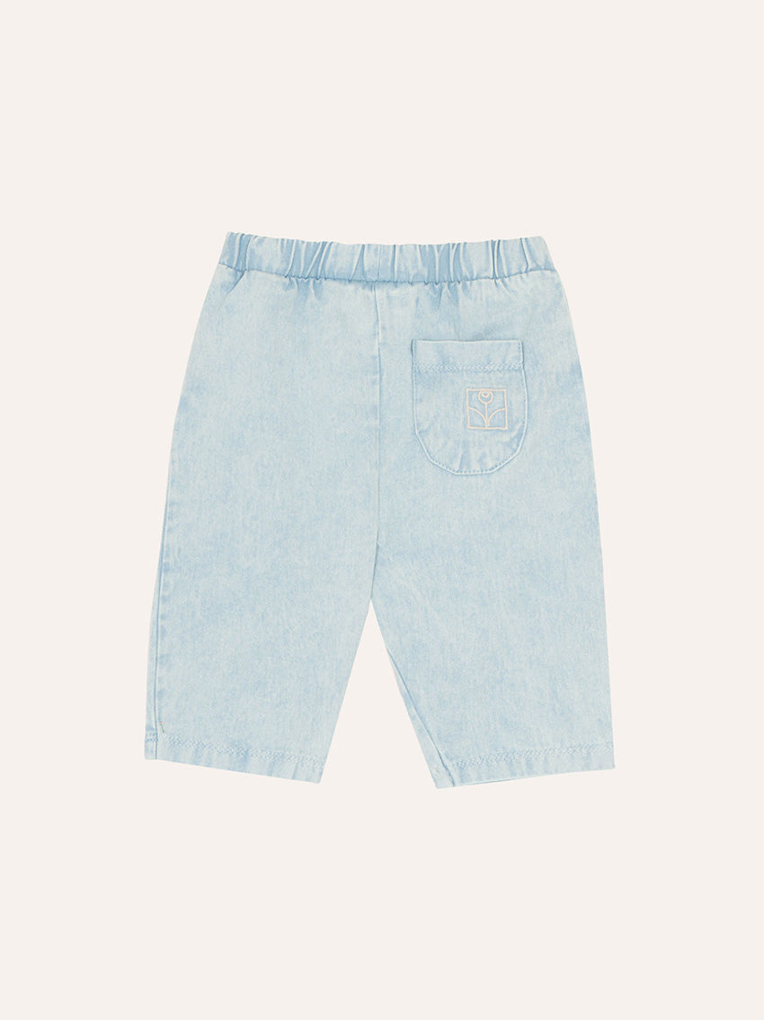 Light Blue Denim Baby Trousers