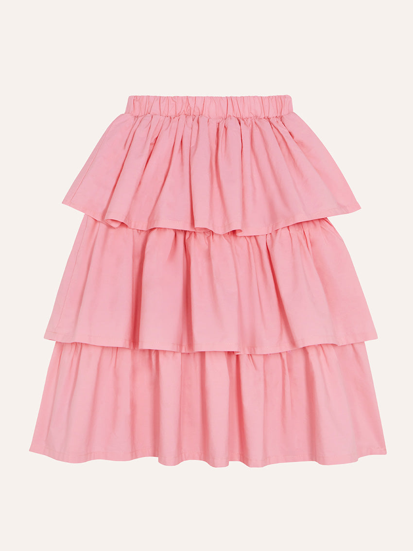 Pink Layered Skirt
