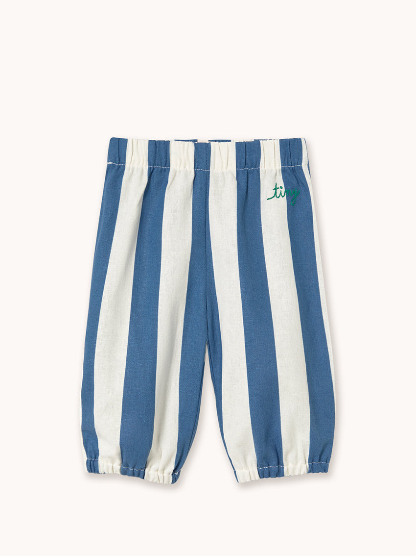 Light Navy Stripes Baby Pant
