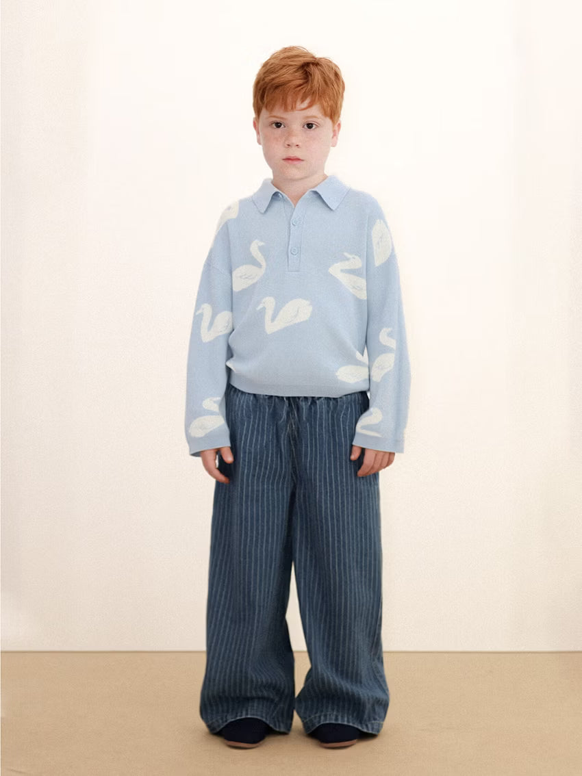 Stripes Denim Pant