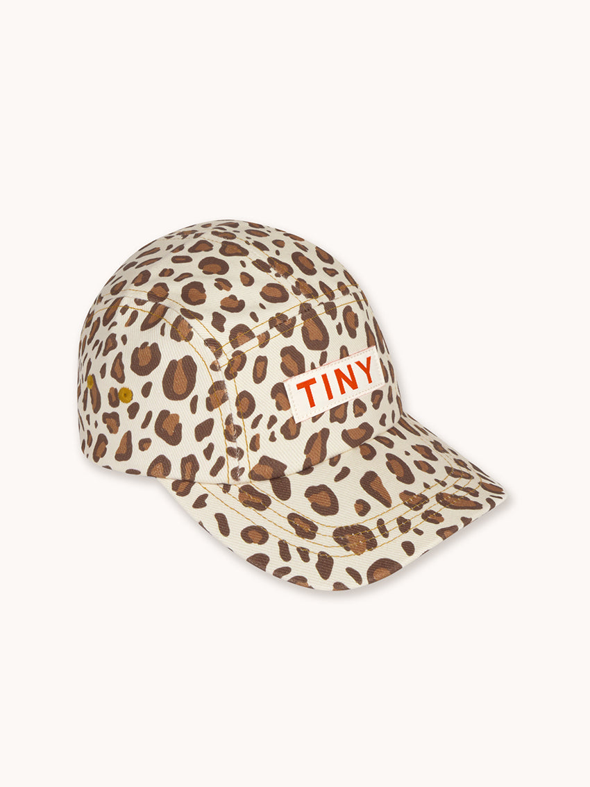 Animal Print Cap Offwhite