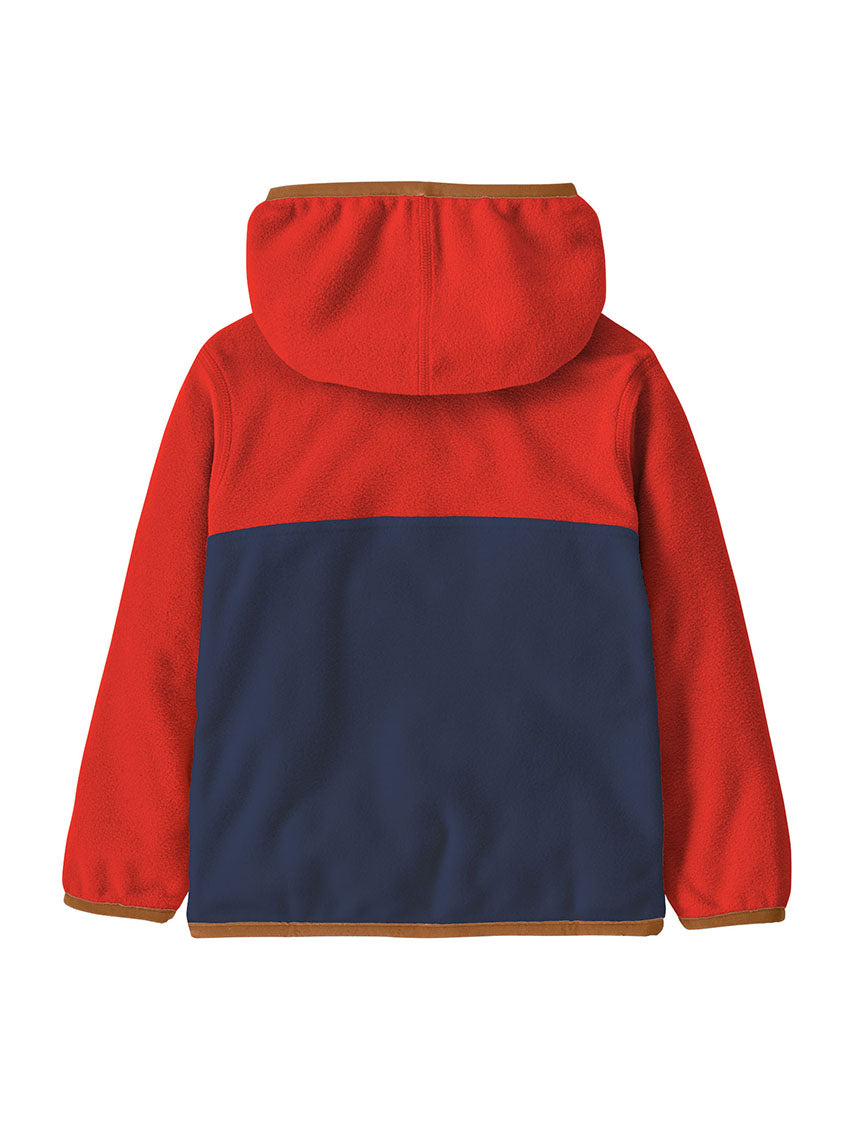 Baby Micro D Snap-T Jacket New Navy/Madder Red