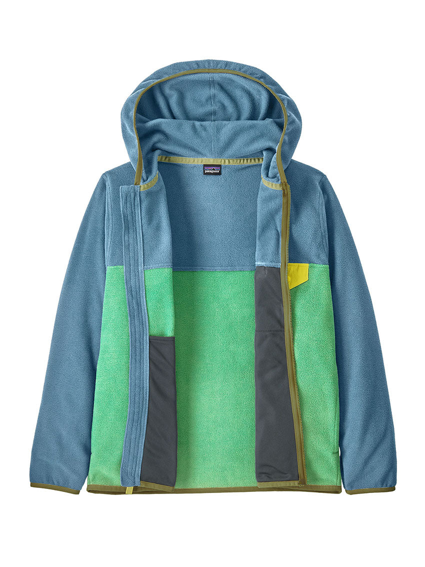 Kids Micro D Snap-T Jacket Early Teal/Shore Blue