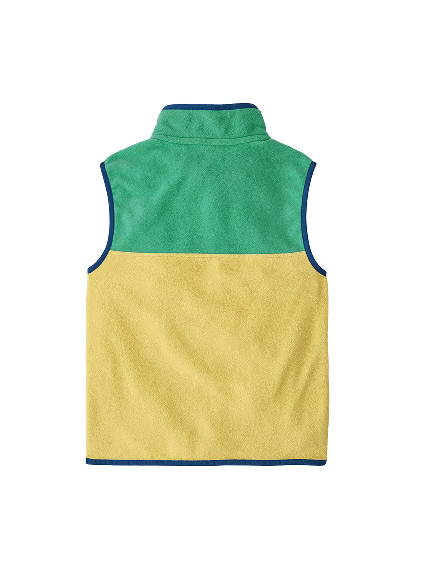 Kids Micro D Snap-T Vest Limestone Yellow