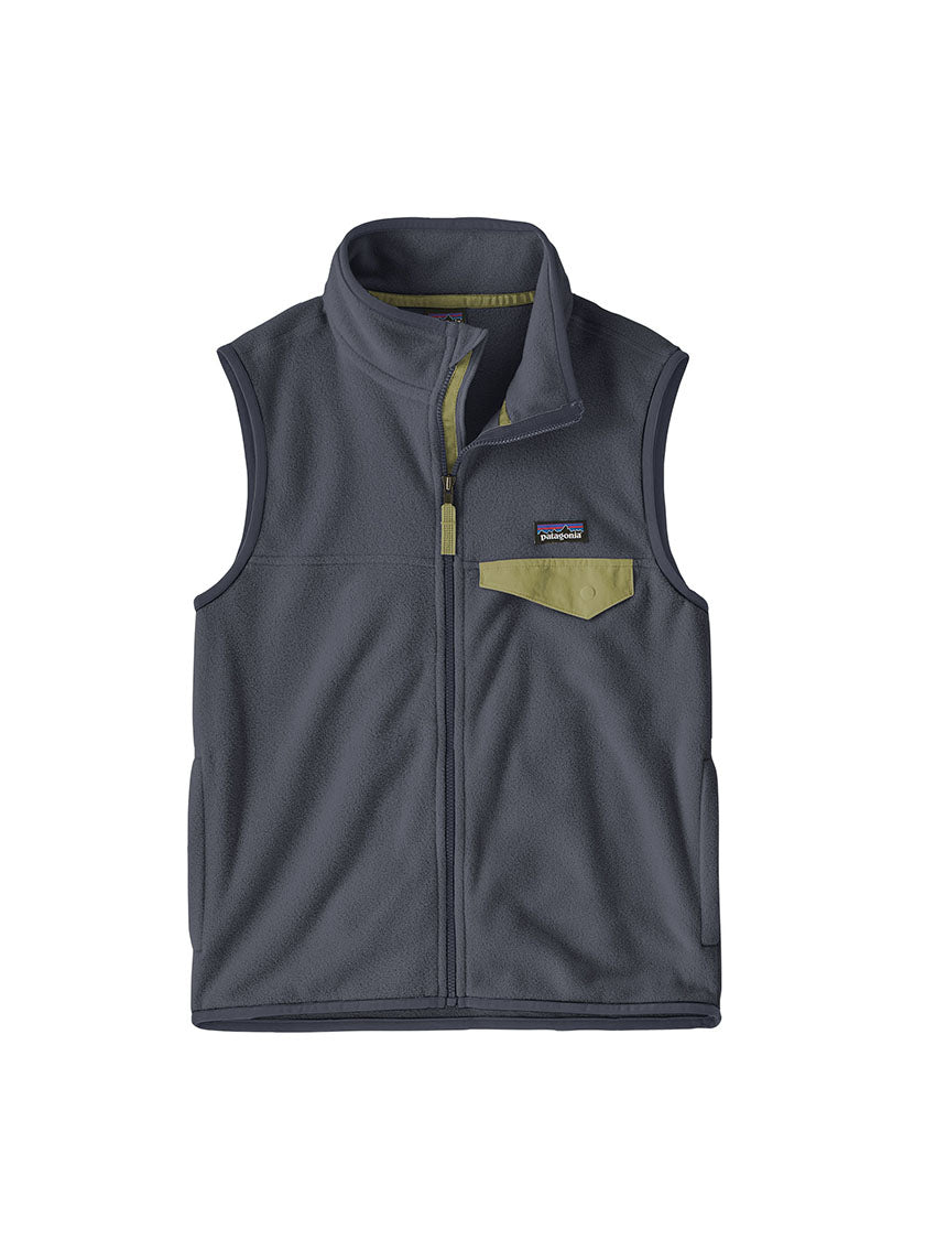 Kids Micro D Snap-T Vest Smolder Blue