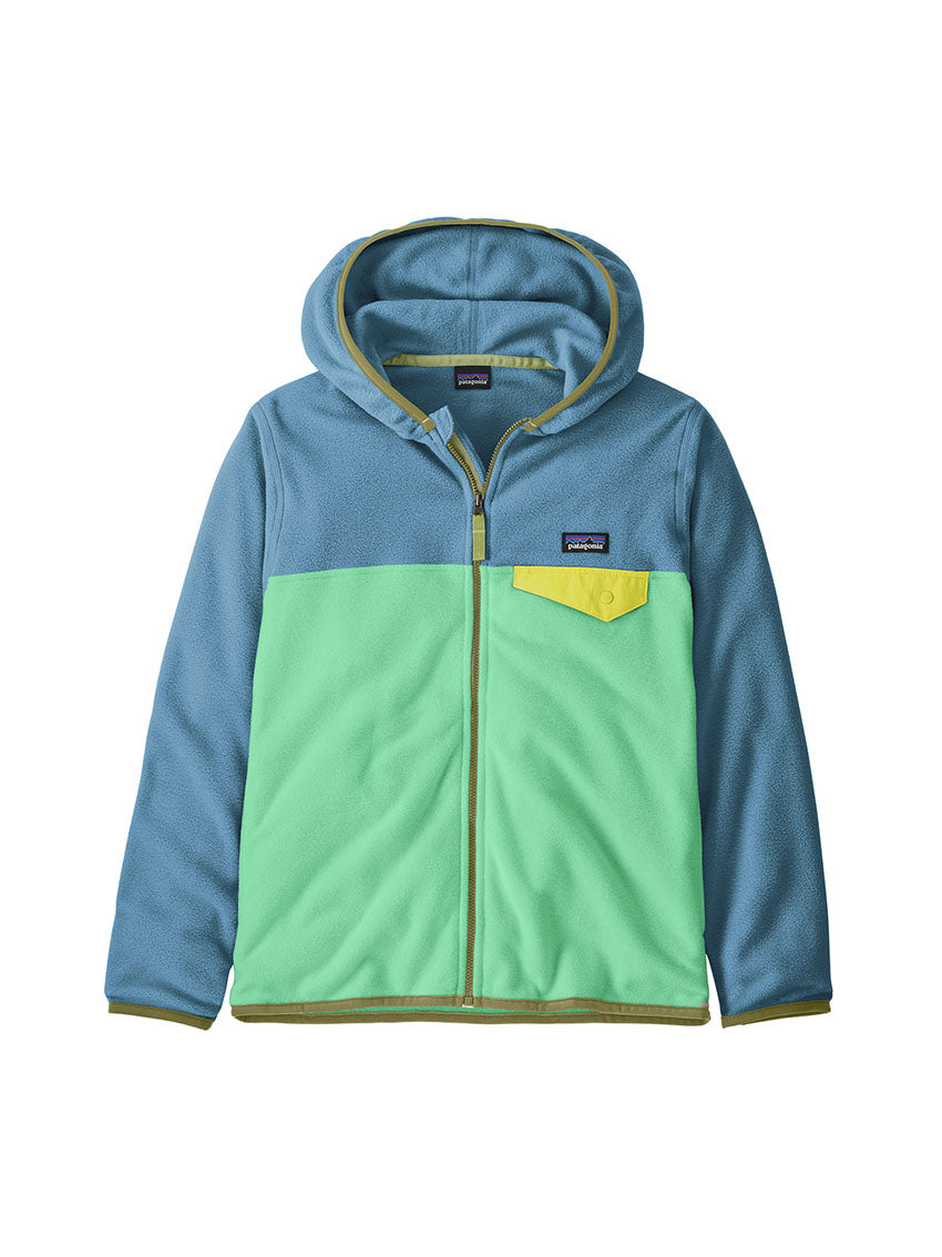 Kids Micro D Snap-T Jacket Early Teal/Shore Blue