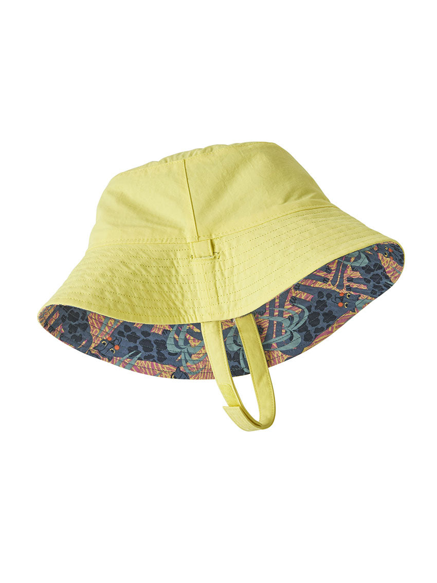 Baby Sun Bucket Hat Jaggy Faded Magenta