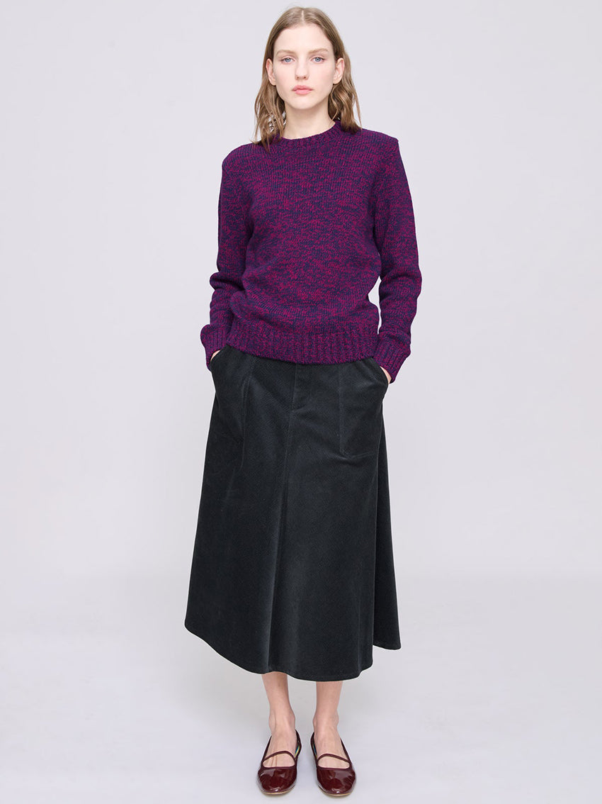 Maurane Knit Jumper Violet/ Marine