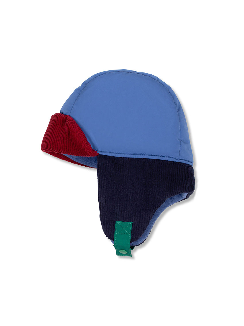 Pallette Trapper Hat Blue/Red