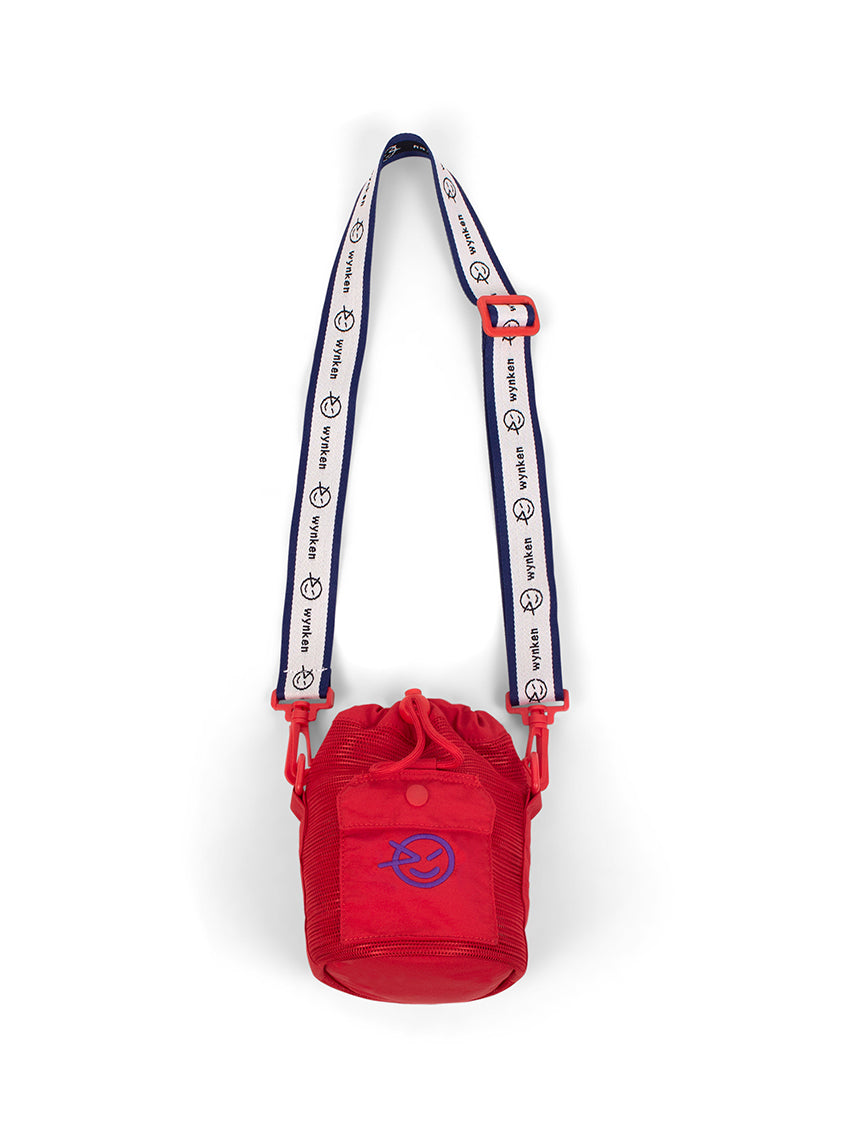 Mesh Pouch Bag Piller Red