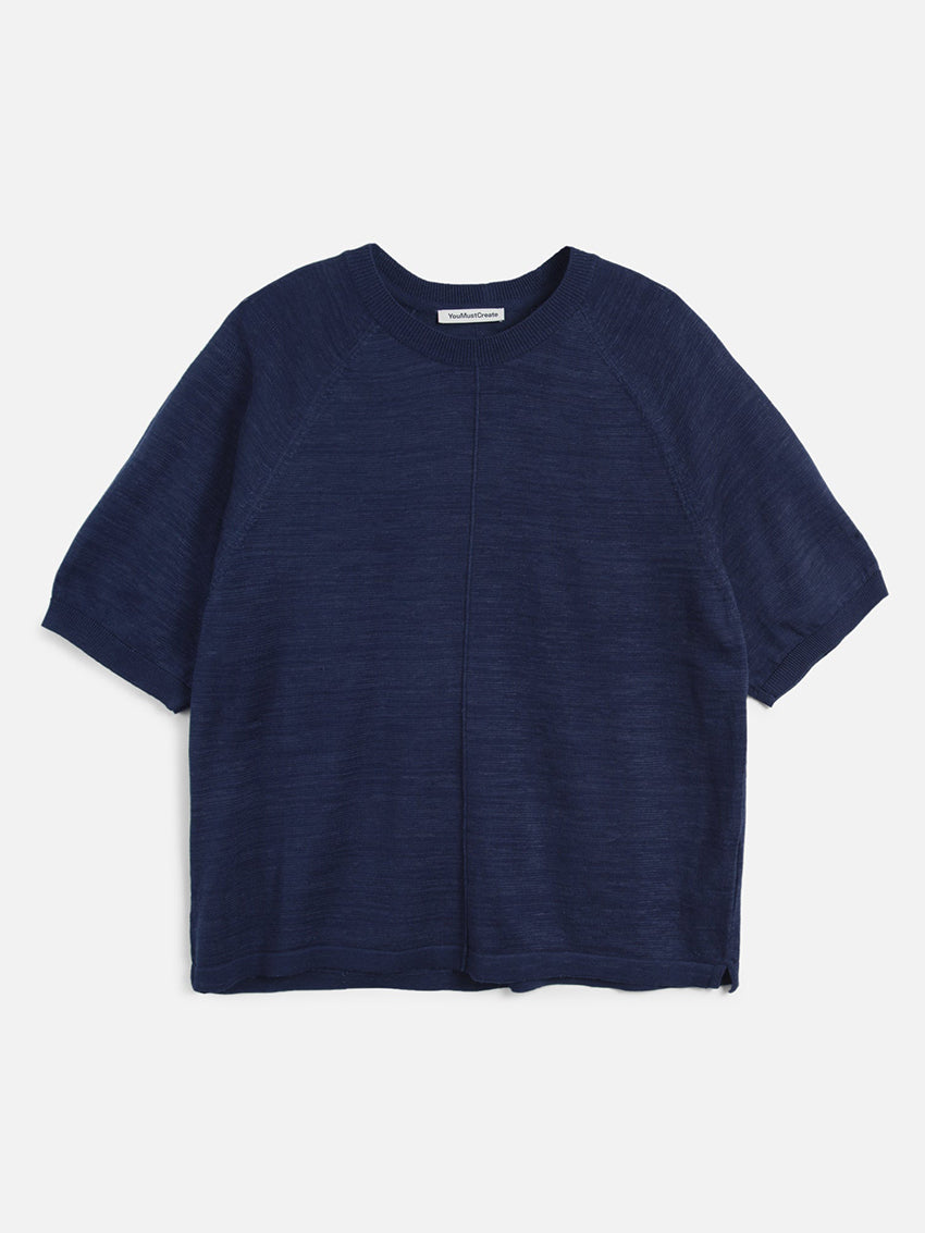 Raglan Triple T-Shirt Navy