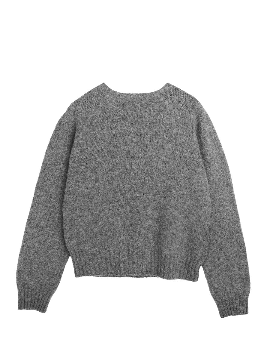 Jets Crew Knit Grey