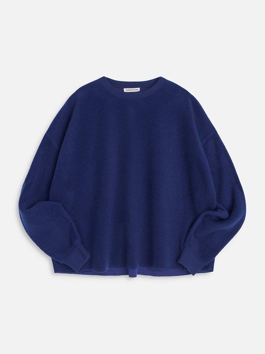 Studio Wool Sweatshirt Blue