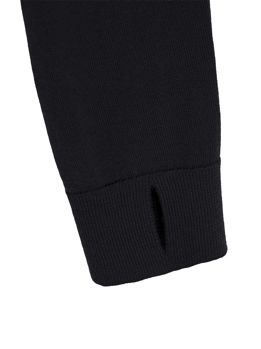 Youth Longsleeve Knit Tee Black