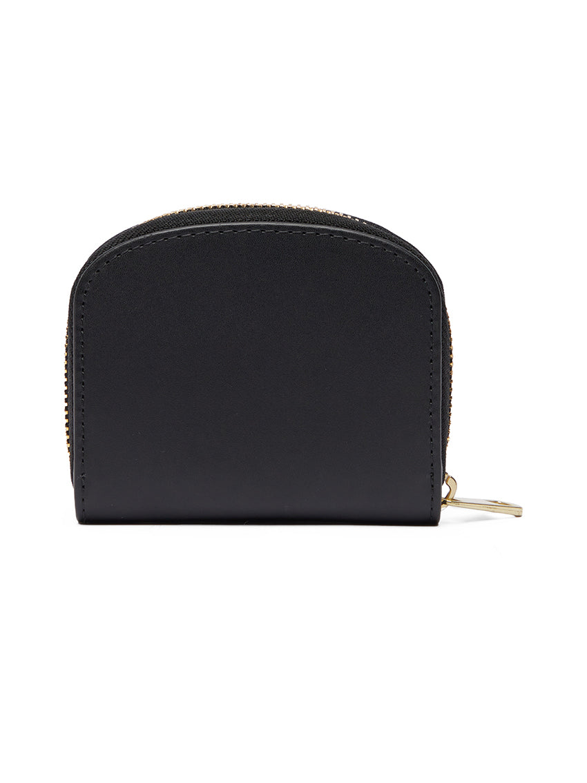Demi-Lune Compact Wallet Black