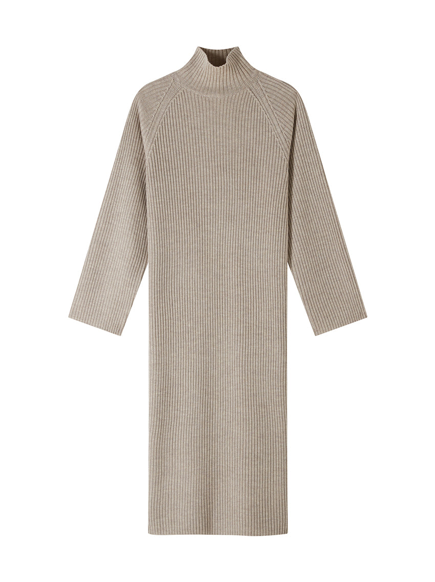 Prisca Knit Dress Heather Putty