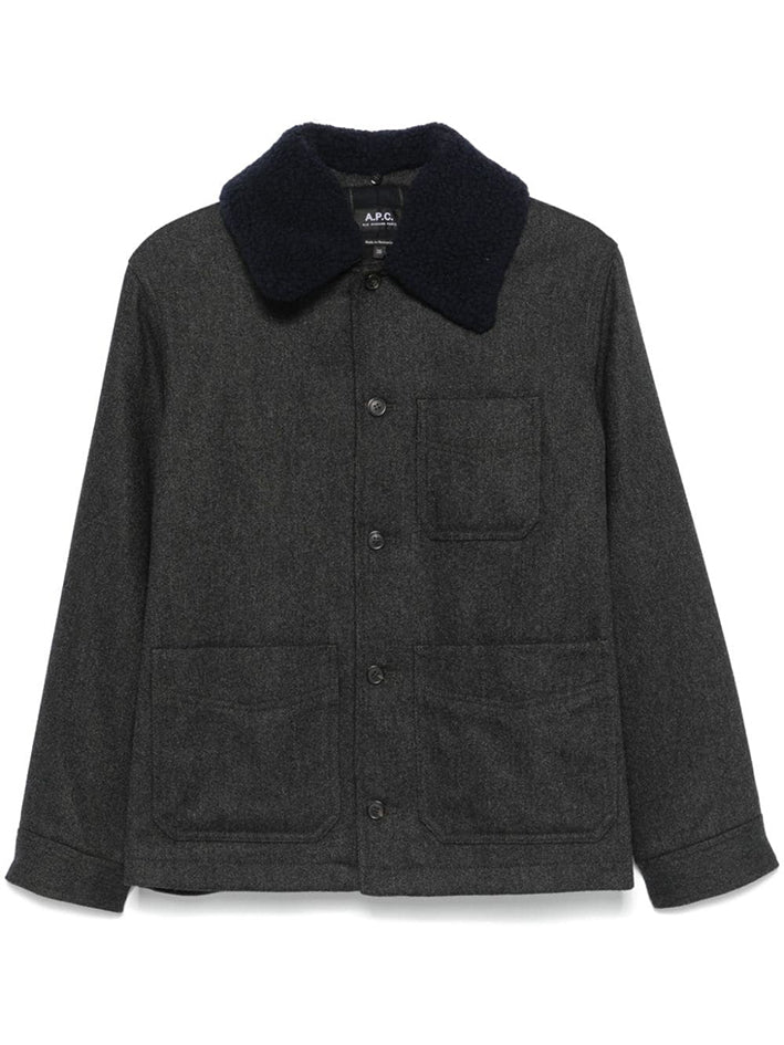 New Julia Wool Jacket Anthracite Grey