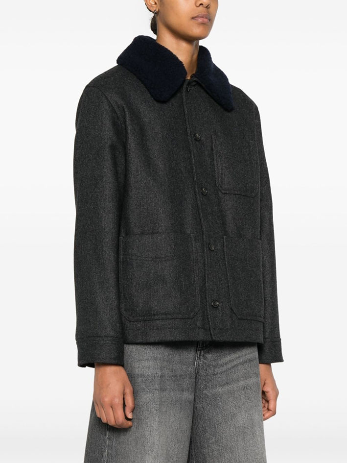 New Julia Wool Jacket Anthracite Grey