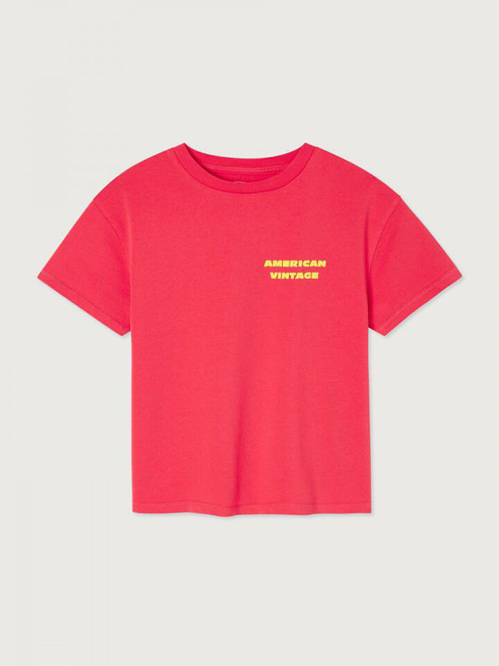 Kids T-Shirt Fizvalley Vintage Raspberry