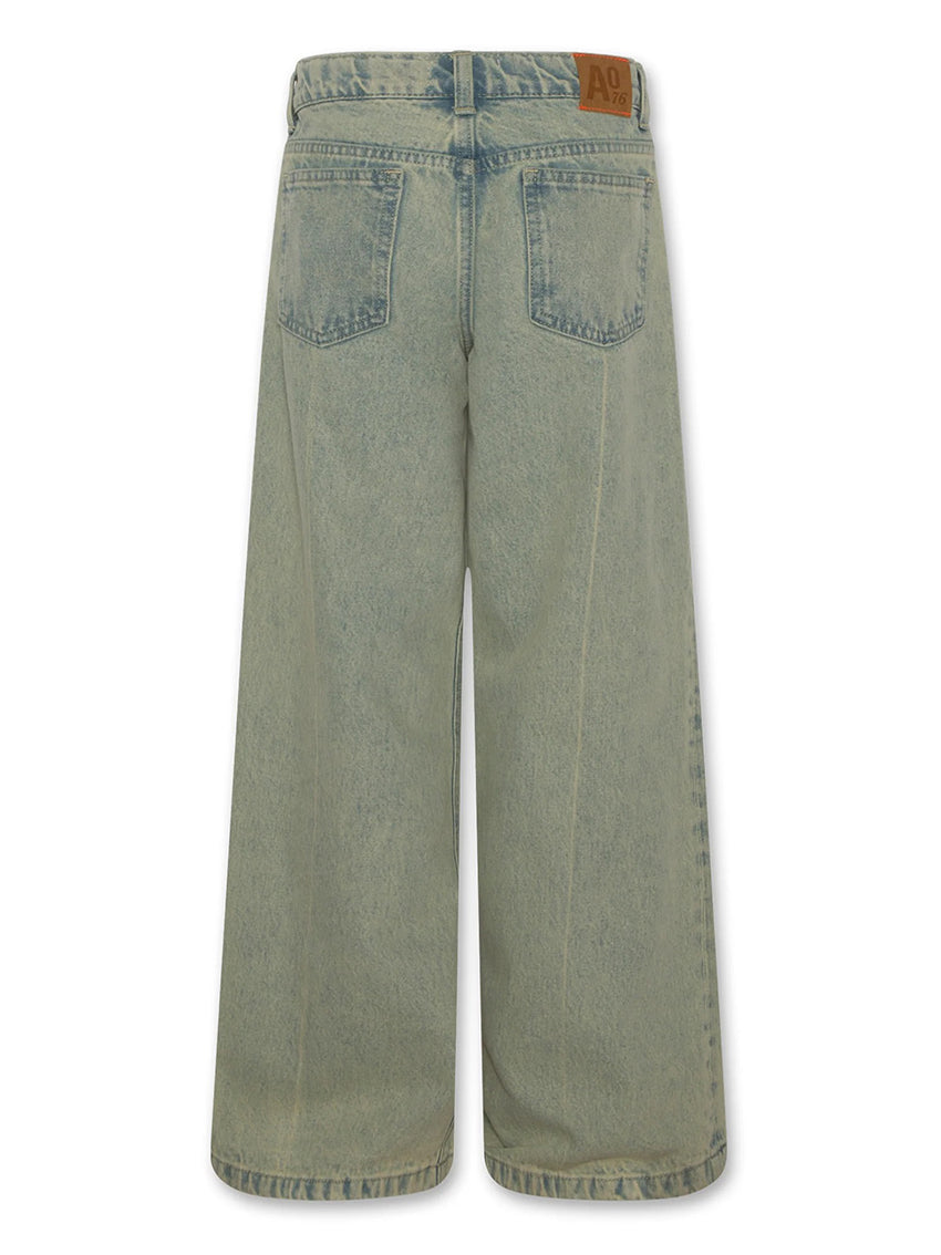Leyla Pant Wash Tinted Bleach Denim