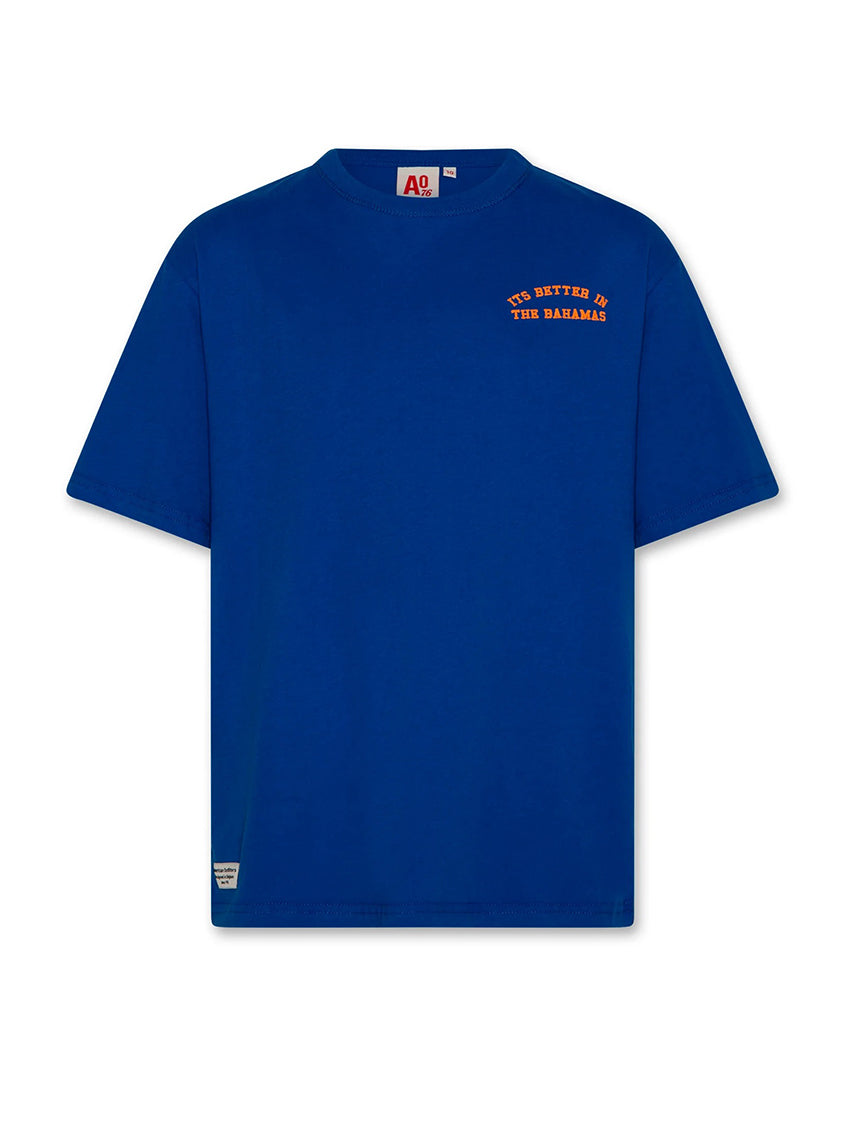 Silas T-Shirt Bahamas Bright Blue