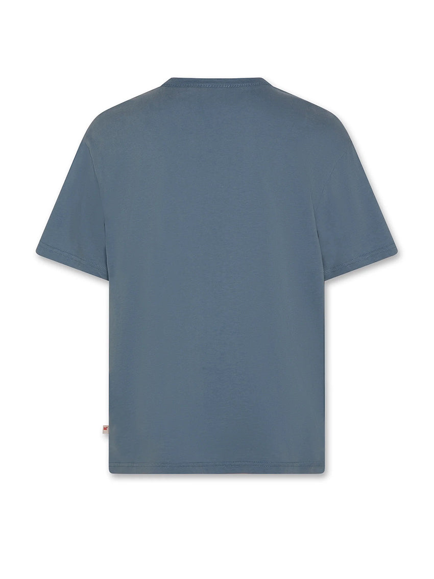 Silas T-Shirt Tennis Denim Blue