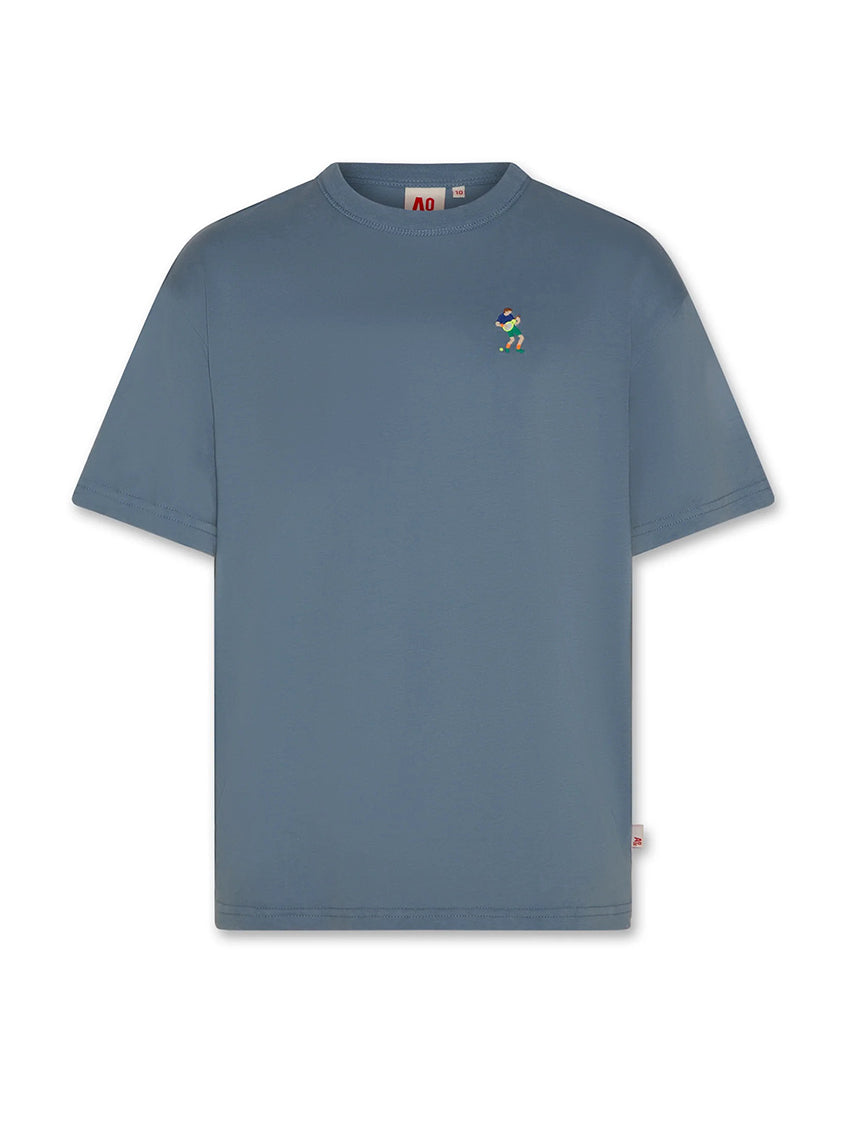 Silas T-Shirt Tennis Denim Blue
