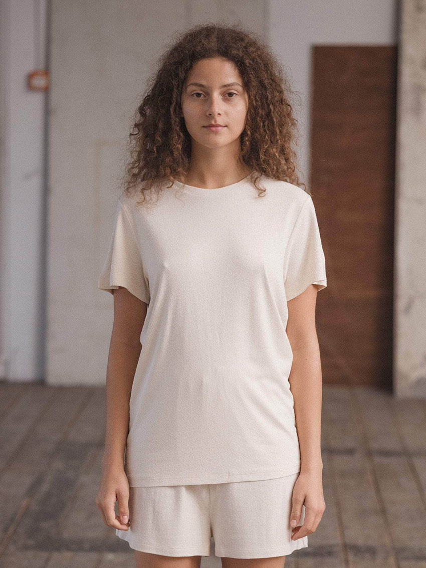 Silk Tee Undyed
