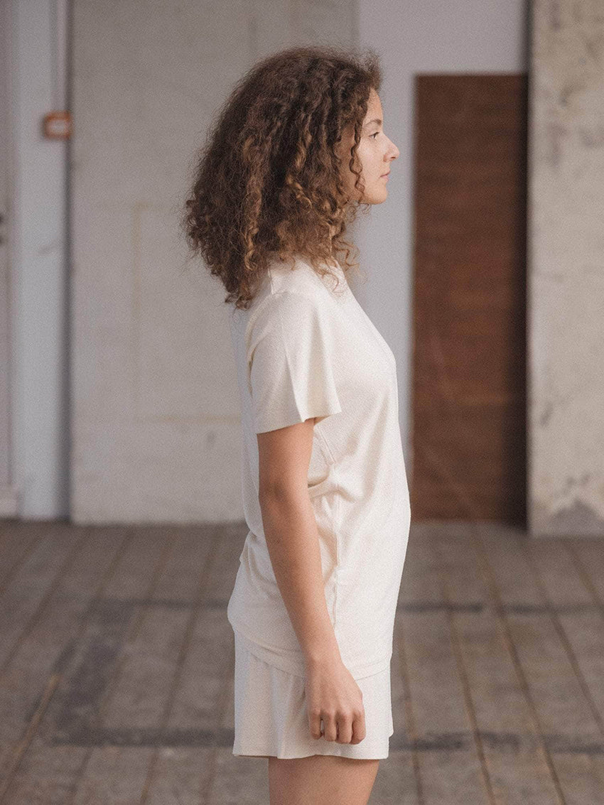Silk Tee Undyed