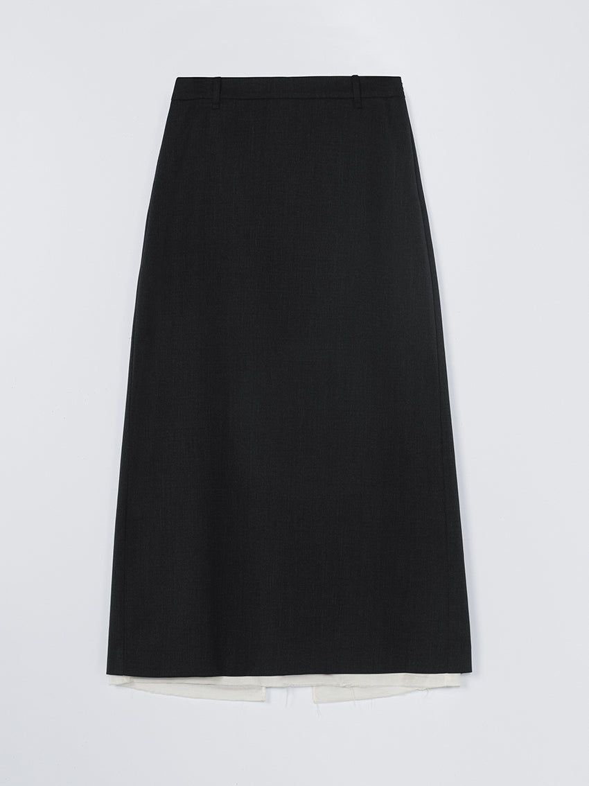 Tailoring Long Skirt Anthracite