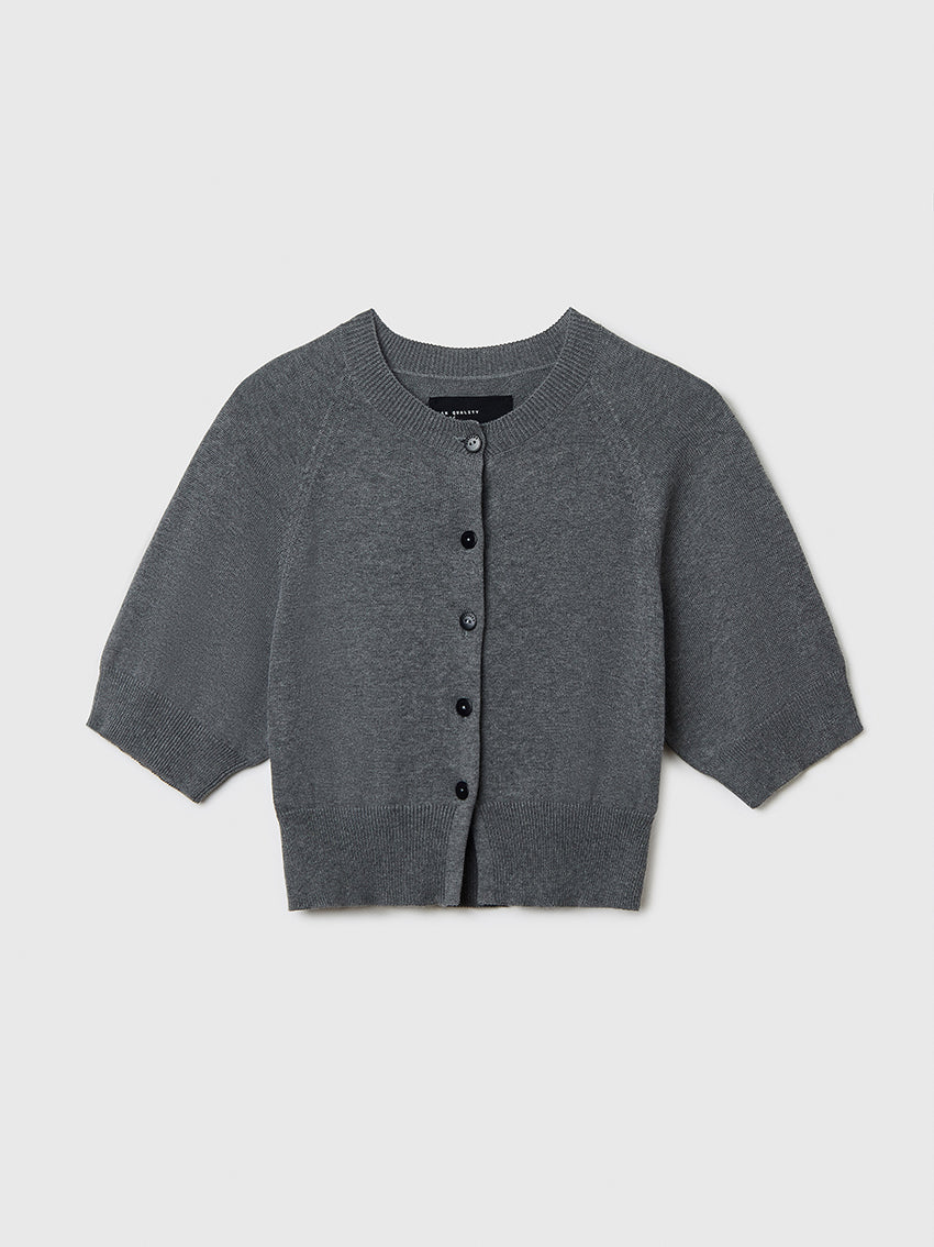 Cotton Cashmere Top Grey