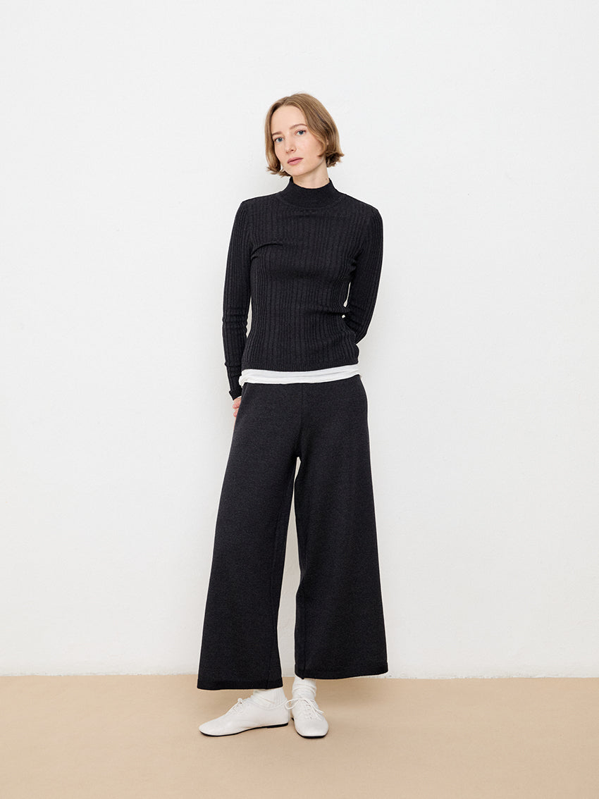 Porter Extrafine Merino Pants Charcoal