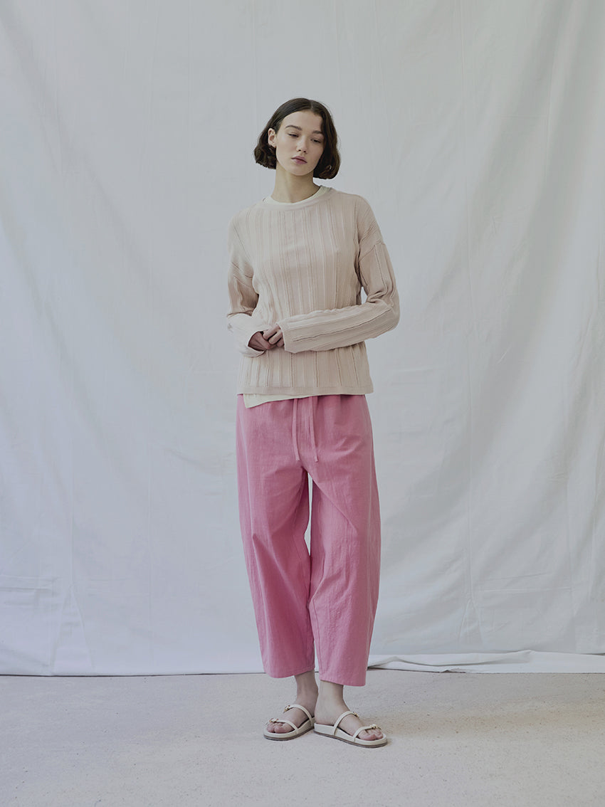 Roan Knit Sweater Soft Pink