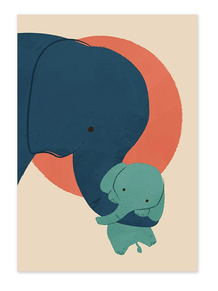 Baby Elephant Greetings Card
