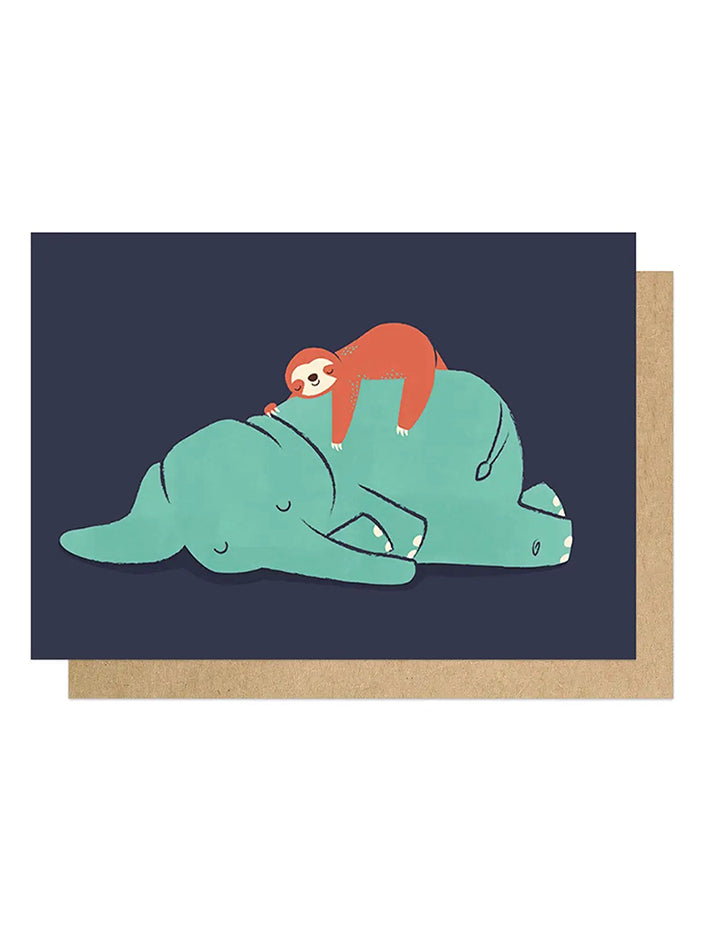 Snooze Greetings Card