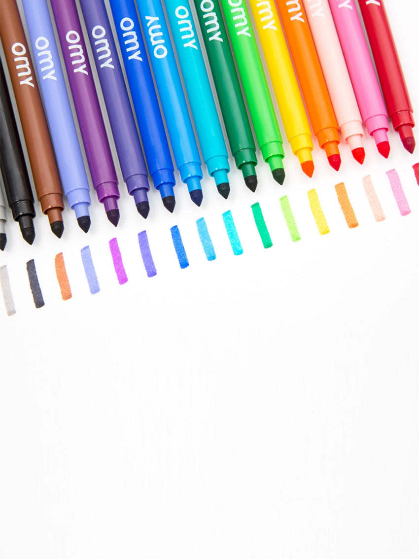 16 Felt Pens Ultrawashable