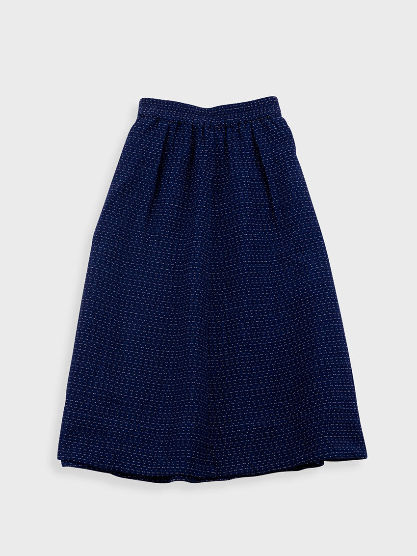 Full Seam Skirt Indigo Floatstitch