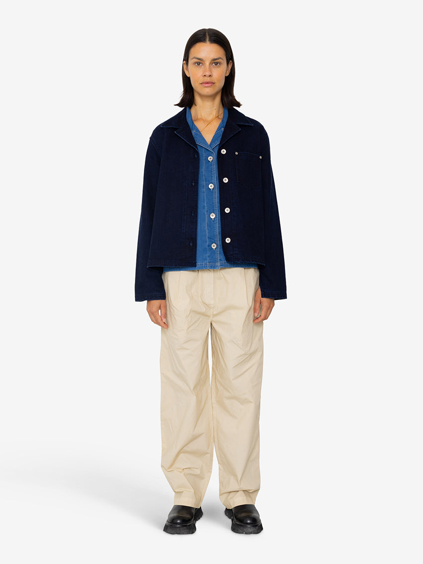 Worker Overshirt Deep Indigo Slub