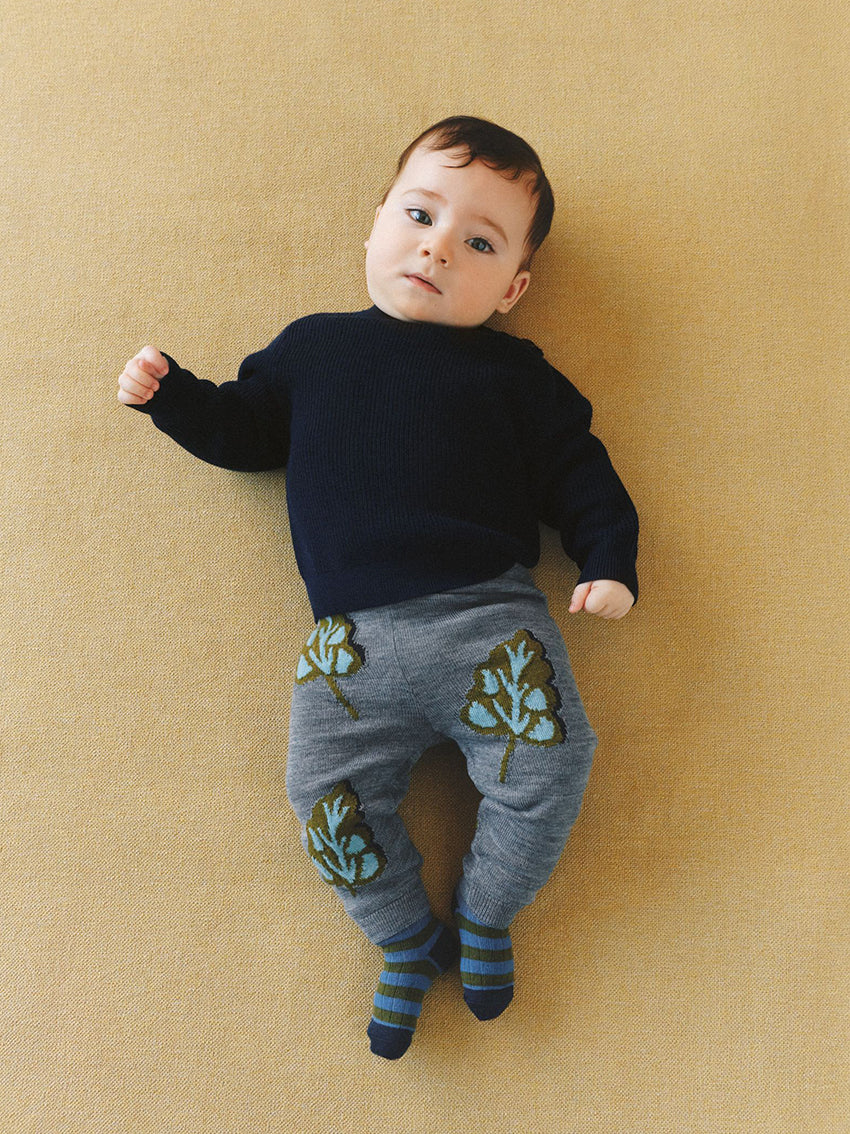 Baby Rib Jumper Dark Navy