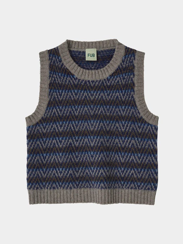 Lambswool Vest Hazel Melange